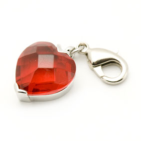 Charm Kinderschmuck rotes Herz