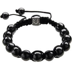 Shamballa Armband Hmatit graphit